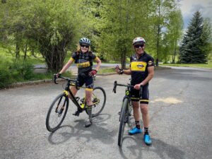 Looks like they had fun! Bike riders.