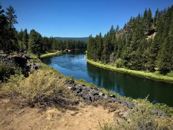 The Deschutes River.