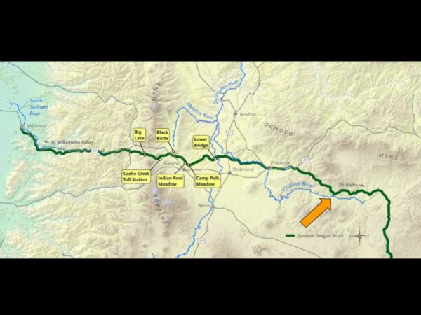 Santiam Wagon Road Map