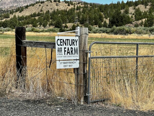 Century farm sign.