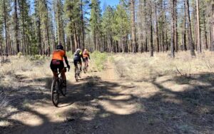 Double-track trail on south side of Black Butte.