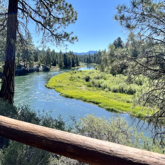 McGregor Viewpoint along Deschutes River.