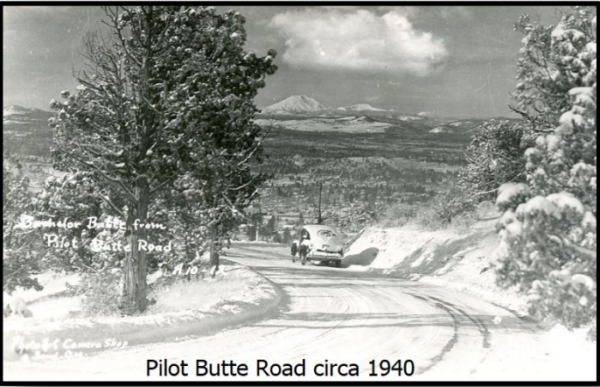 Pilot Butte Road circa 1940