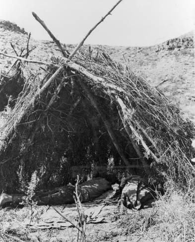 Paiute-Wickiups shelter near St George, Utah