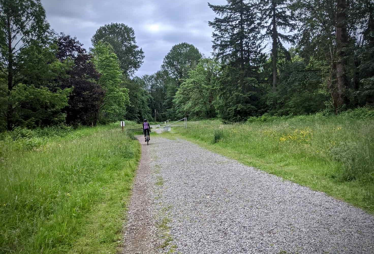 Tolt Pipeline trail in Seattle.