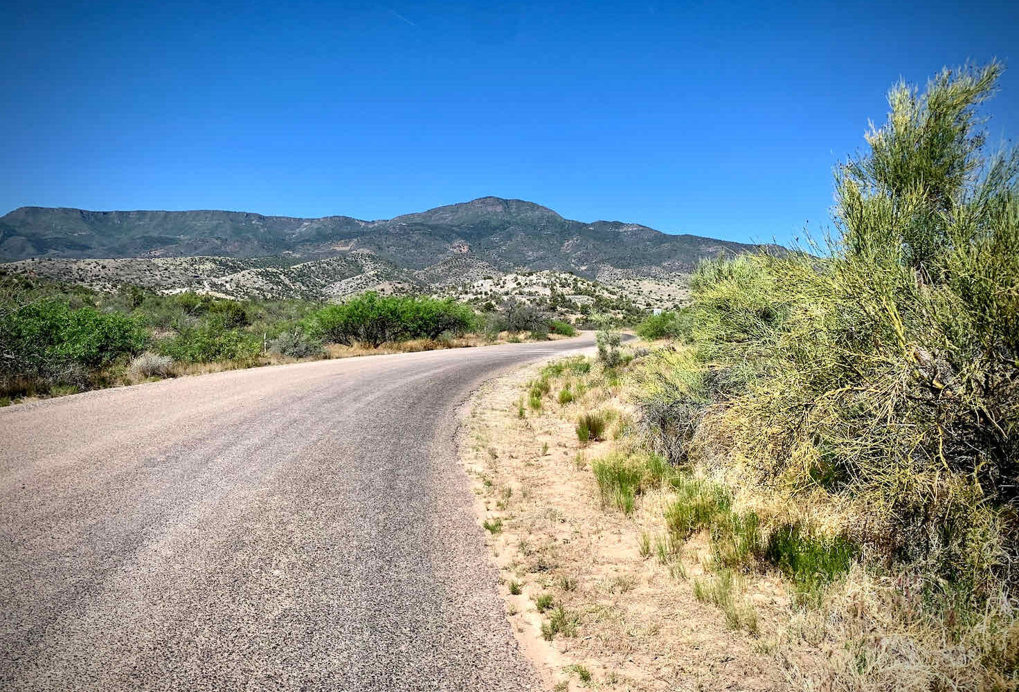 Gravel road outside of Cottonwood, Arizona.