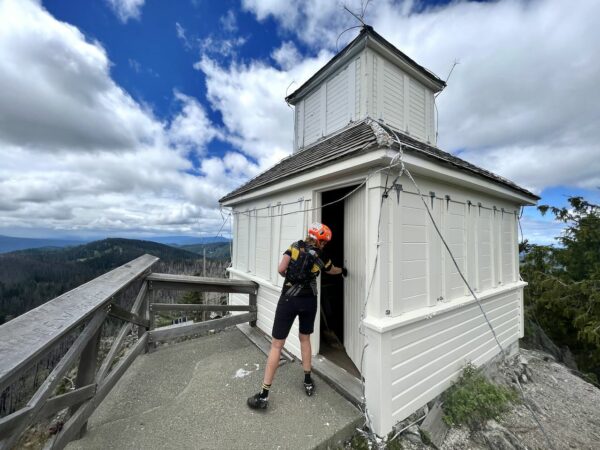 Hershberger Lookout in the Rogue River National Forest.