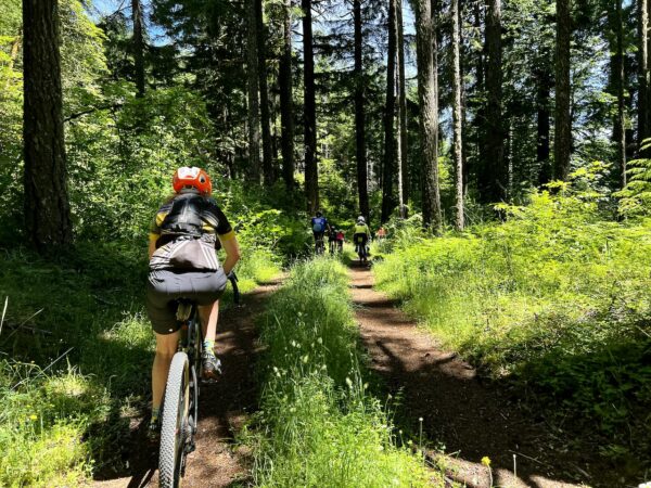 C2C Trail linking Willamette Valley to Pacific Ocean.