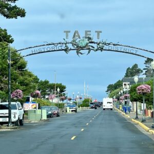 Taft, Oregon city sign