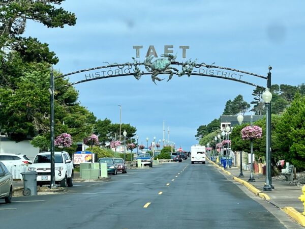 Taft, Oregon city sign