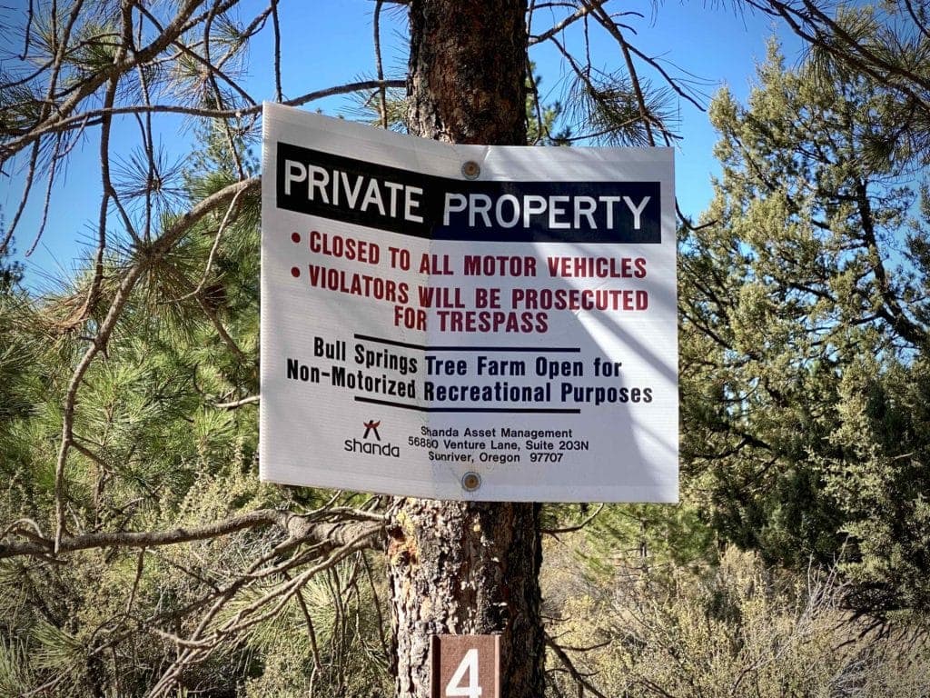 Private Propety Sign