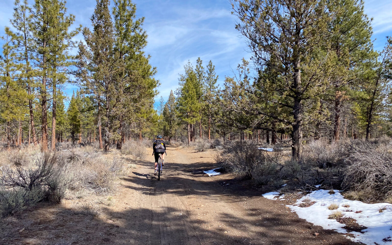 Primitive road near Tumalo Reservoir.