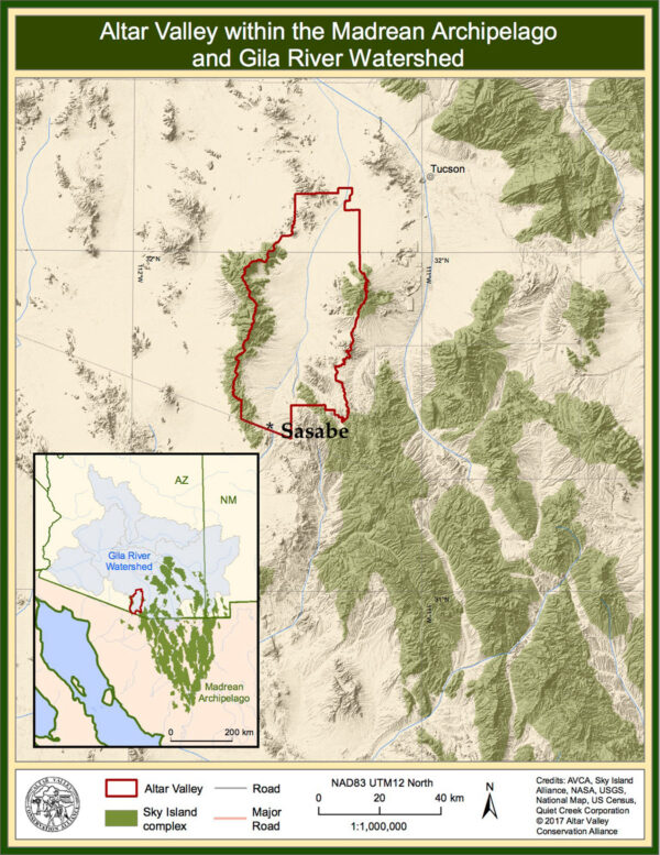 Altar Valley Map