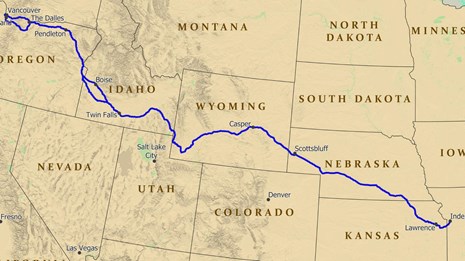 Oregon Trail Map