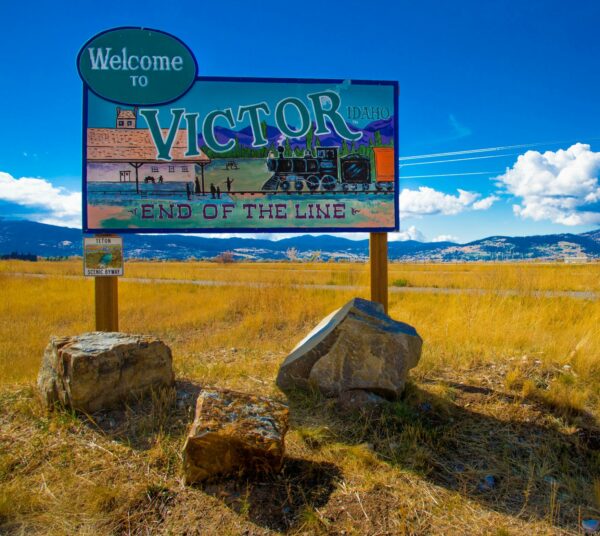 Victor Idaho Welcome Sign via victoridaho.gov