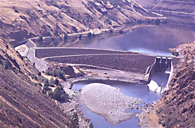 Oxbow Dam, Snake River via Wikipedia