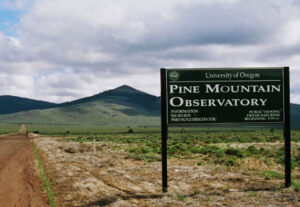 Pine Mountain Observatory Sign
