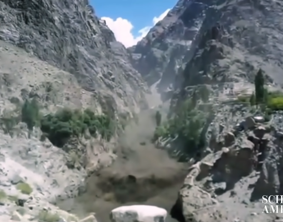 Glacial Lake Outburst Flood, from Scientific American Video