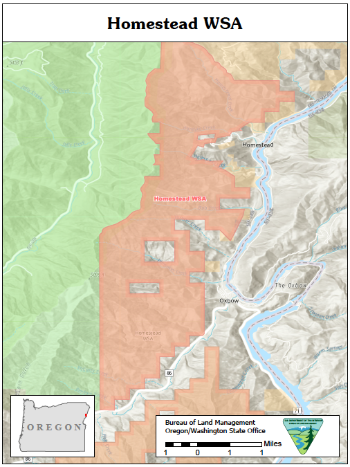 Homestead Wilderness Study Area via BLM
