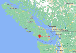 Map of Vancouver Island & Port Renfrew