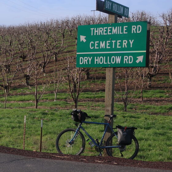 Three Mile Road in The Dalles
