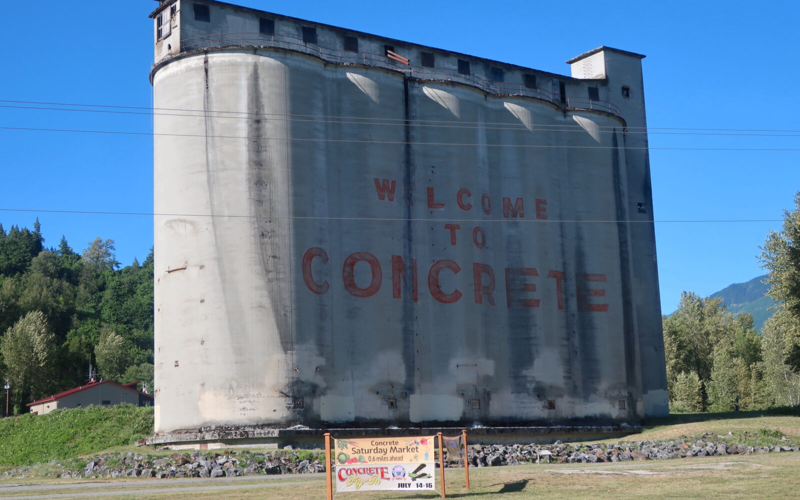 Concrete Silo in Concrete Washington