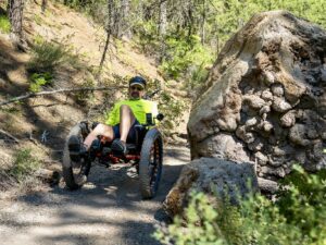 Adaptive Athlete in Quad Bike