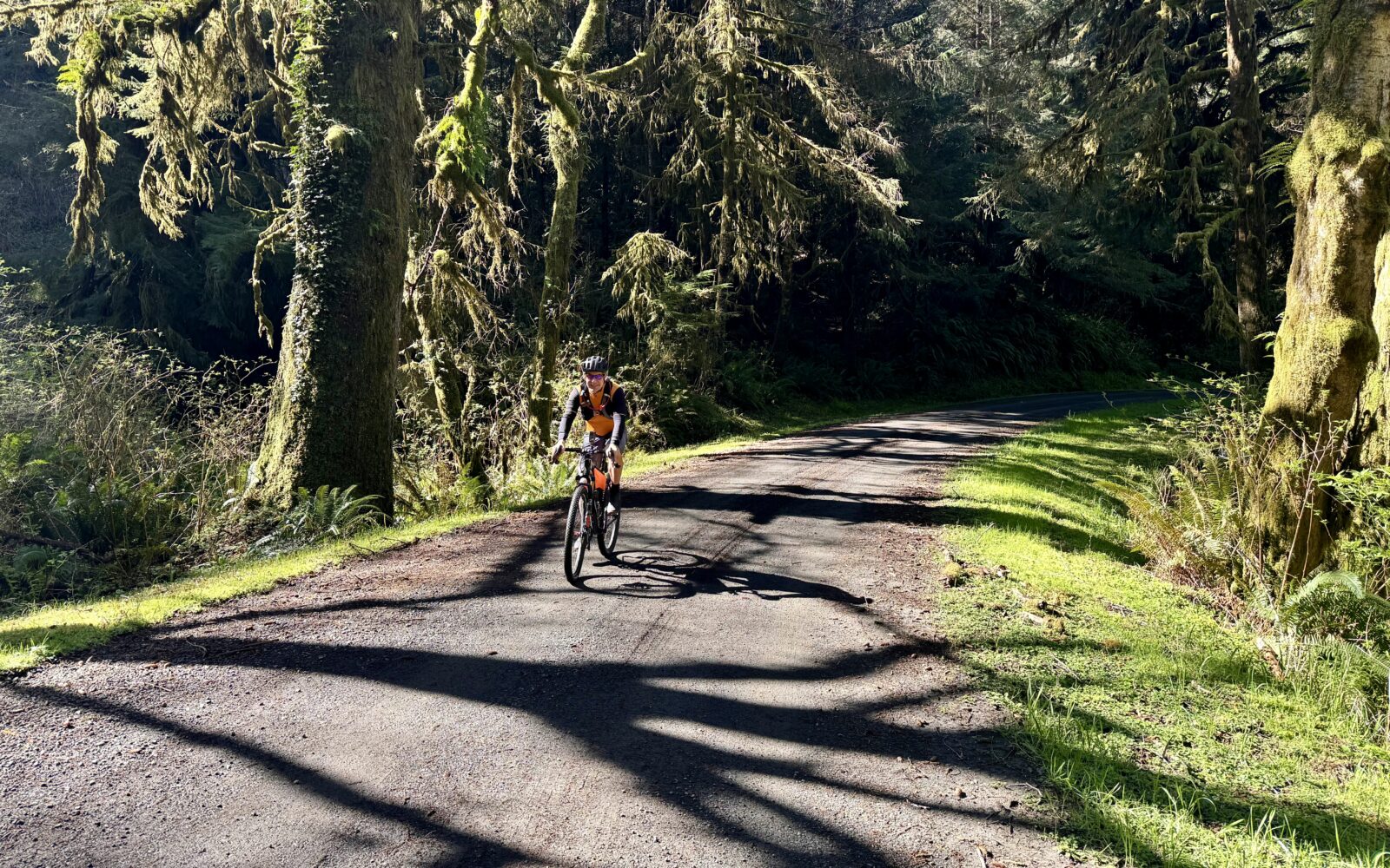 Gravel biking near Florence, Oregon