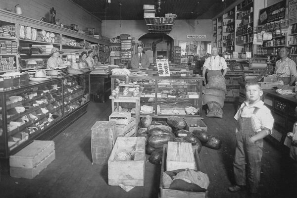 Historical Photo of M. Crow store