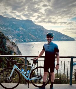 David Toste on a bike